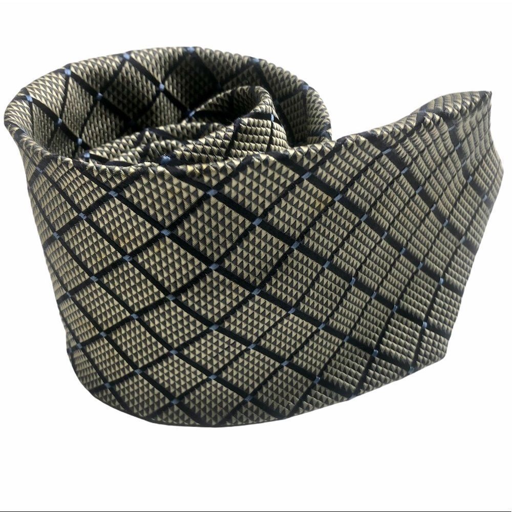 Nautica Silk Geometric Checkered Men’s Tie